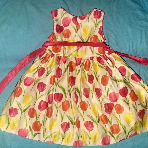 American Princess Flower Dress 2T - Picture 2 of 3